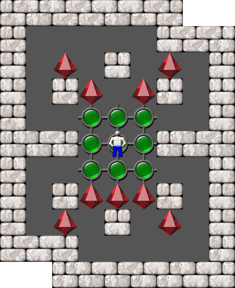 Sokoban Mass Remodel level 1473